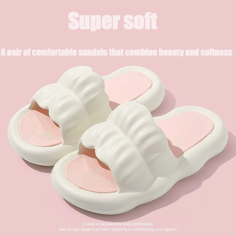 Instagram Slippers For Women In Summer With A Lightweight Comfortable and Non Slip Cloud Sole