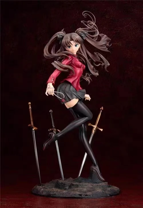 100% Original: Fate Night 26CM Tohsaka Rin 1/7PVC Action Figure Anime Figure Model Toys Doll Gift