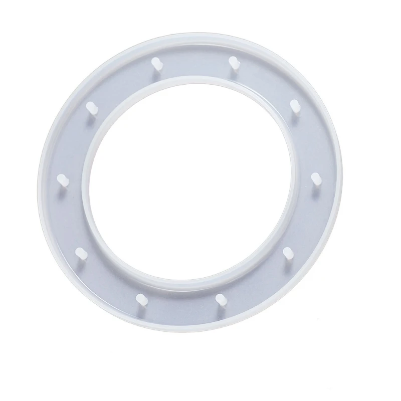 A52E Silicone Wind Mold with Preformed Holes for Resin Crafts