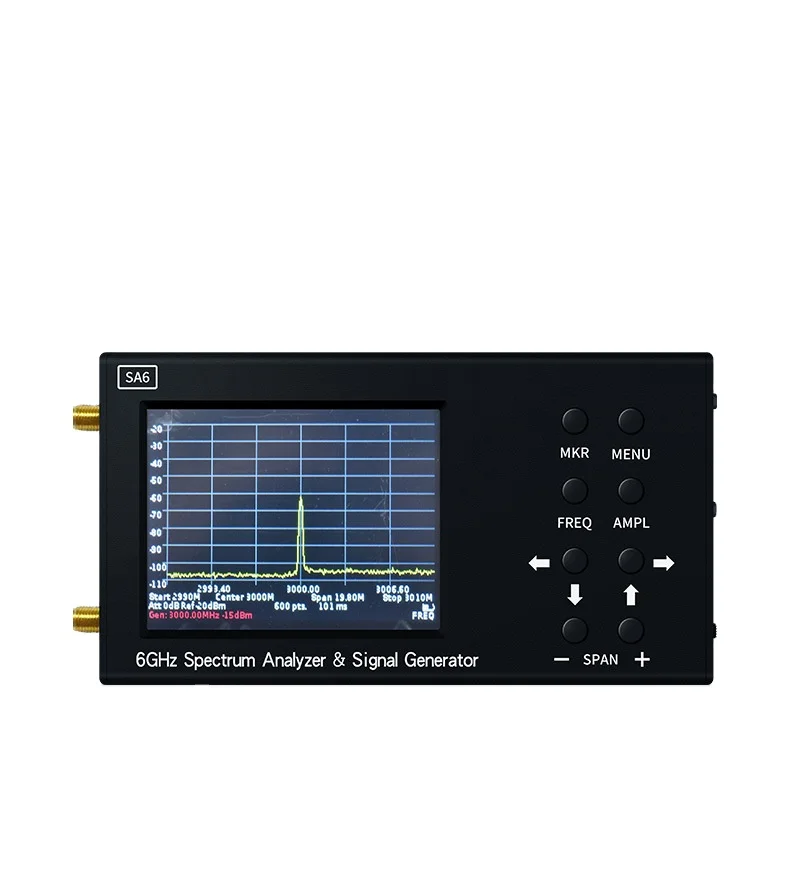 

6G Handheld Spectrum Analyser Wi Fi CDMA Laboratory 35-6200Mhz Signal Tester SA6