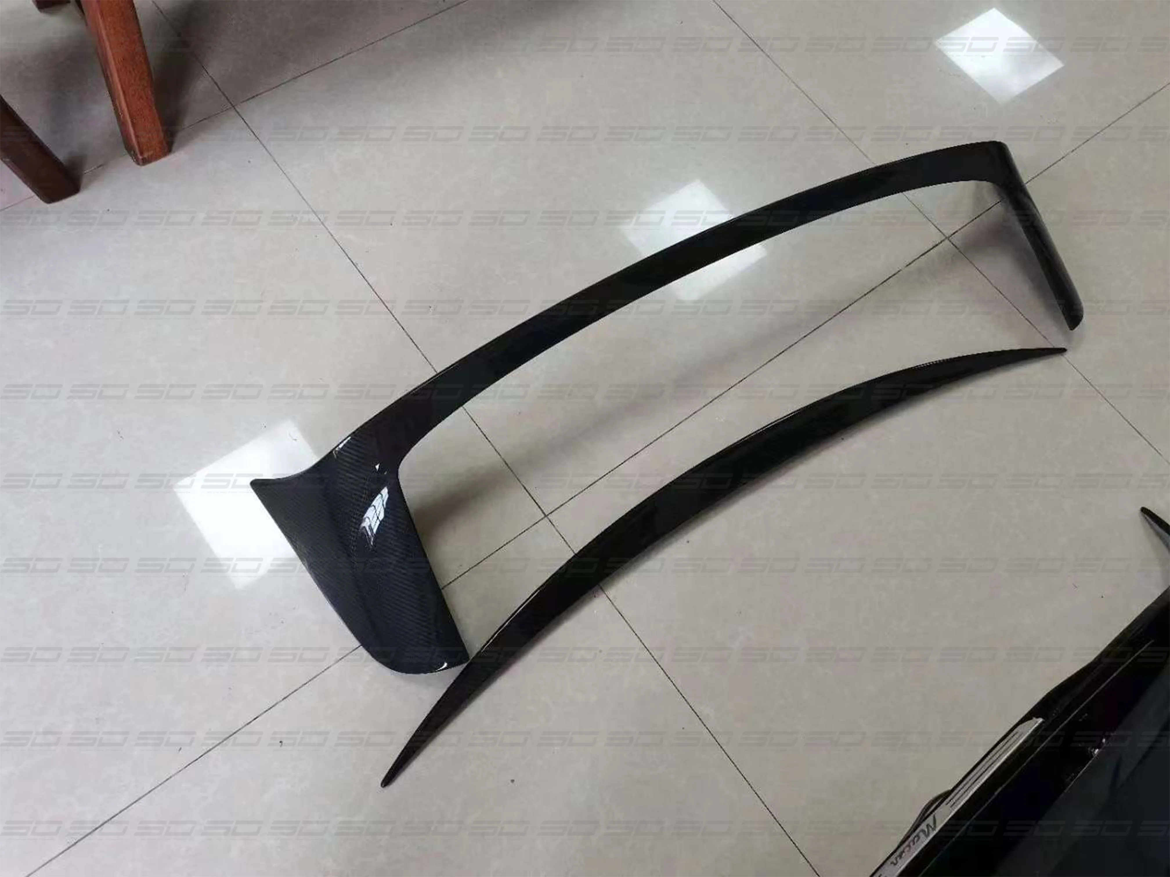 M Style Carbon Fiber Bodykit Rear Trunk Spoiler Tail  Wing Roof Wing  SD Design for   PANAMERA 971