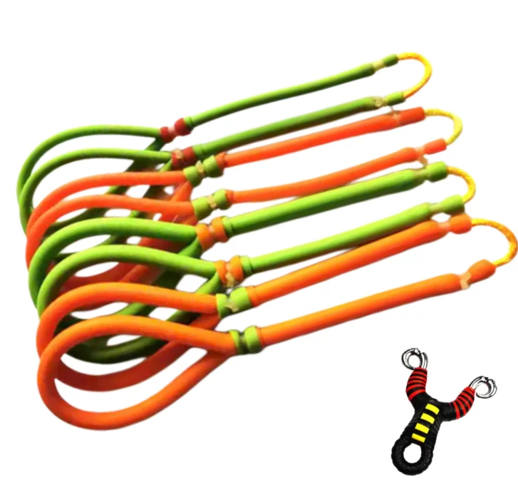 1/10Pcs 1745 High Elastic Latex Slingshot Rubber Bands Replacement Catapult Accessories For Outdoor Target Practice And Daily