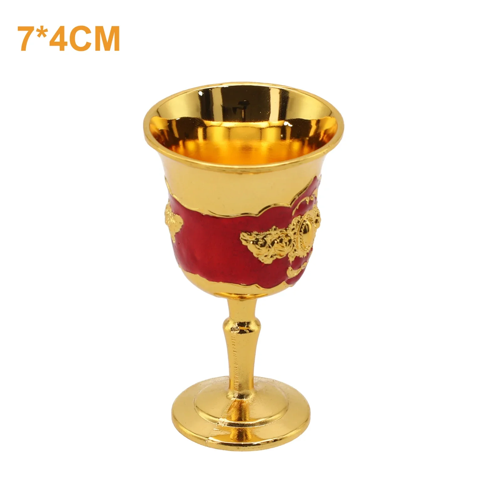 Small Beverage Glass Wine Cup Retro Creative European Style For Kitchen Table Dining Room Ornament Bar Home Decoration