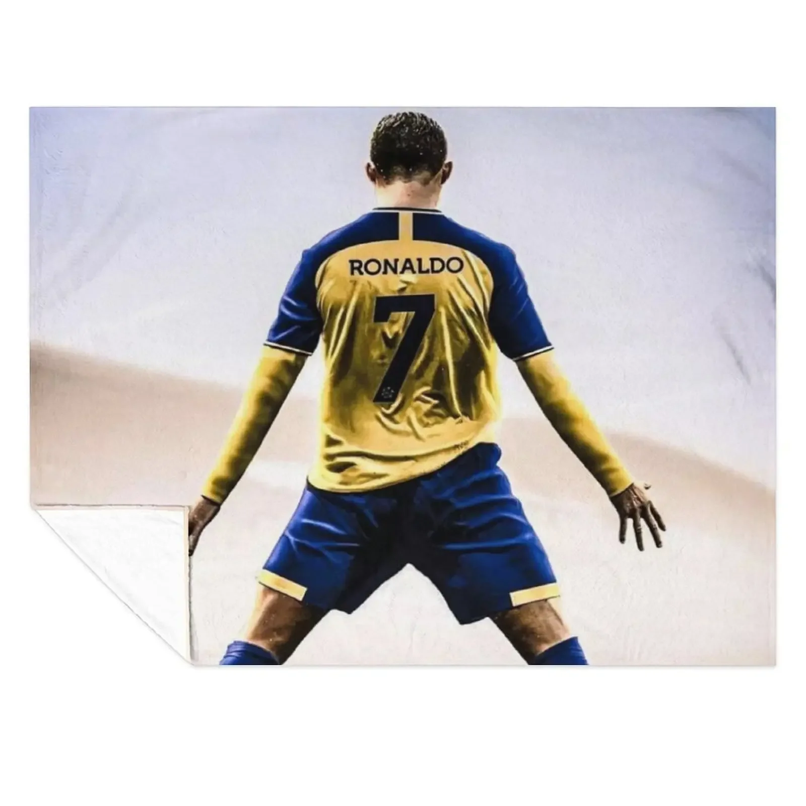 

CR7 Al Nassr New Throw Blanket Hairys Decorative Sofa Flannel Fabric Soft Beds Blankets