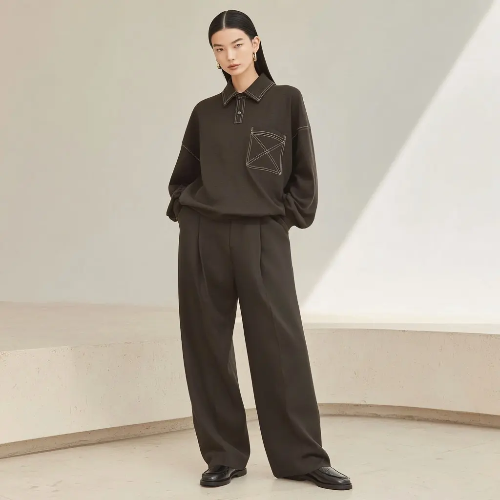 Sudadera con capucha holgada de manga recta para mujer, ropa informal, ajuste cómodo, moda de otoño e invierno, Top de calle