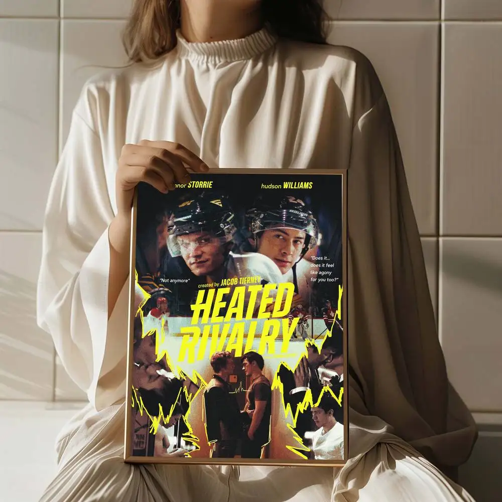 TV Series H-Heated Rivalry Anime Posters Sticky Waterproof Paper Sticker Coffee House Bar Kawaii Room Decor