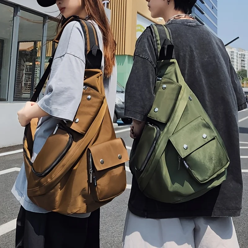 Multi-functional Lightweight Single-shoulder Bag, Short-distance Travel Crossbody Bag Cycling Chest Bag Casual Waist Bag