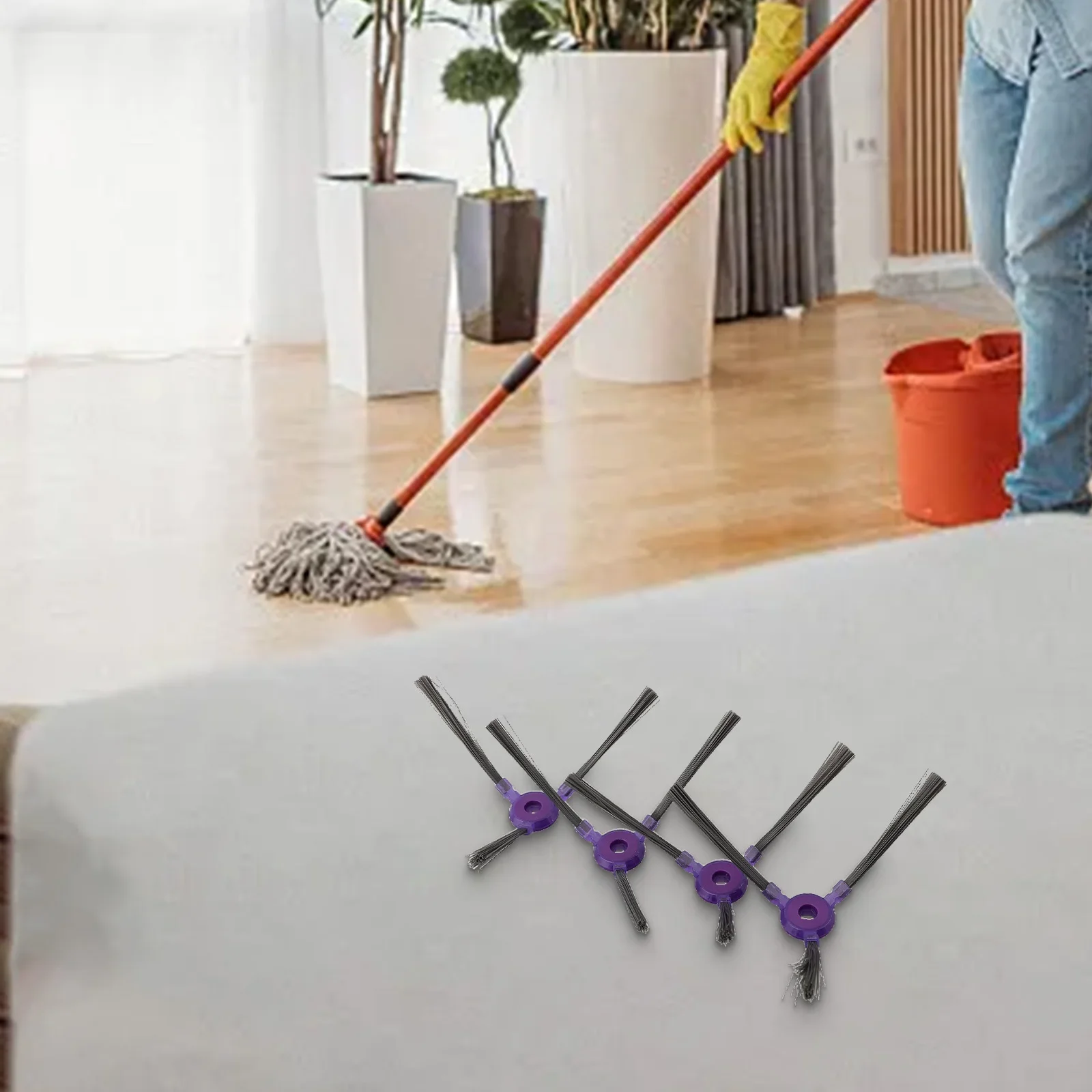 Maintains Shape And Performance Daily Cleaning Robot Vacuum Cleaner Brush Replacement Side Brushes Deep Cleaning