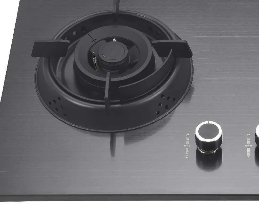 موقد غاز ذكي مدمج - موقد منزلي تجاري/سعيد صيني مع زجاج مقسى، تصميم سطح الطاولة للاستخدام المنزلي والمطبخ