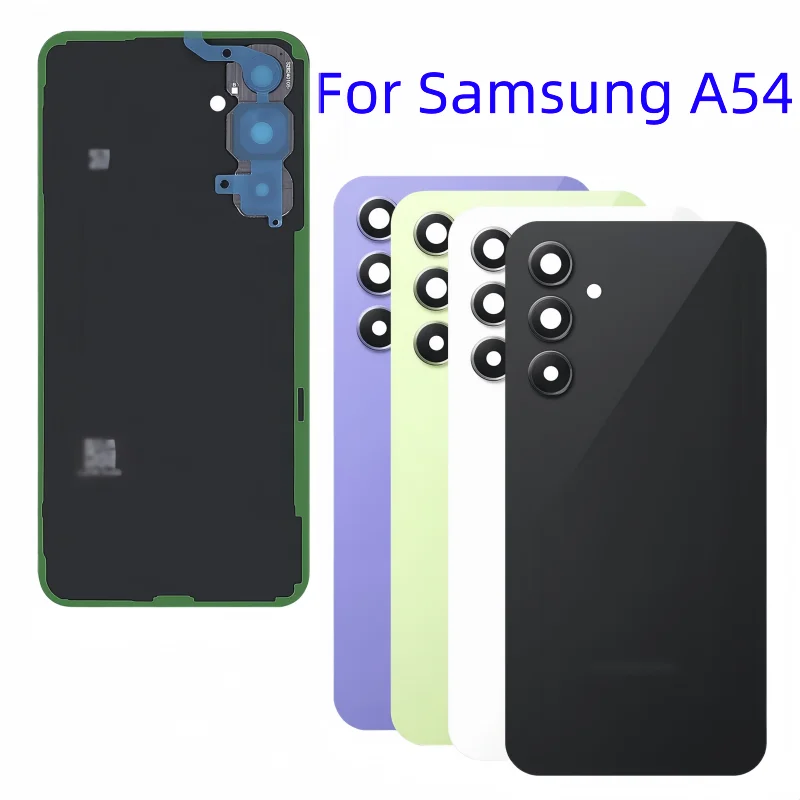 

For Samsung Galaxy A54 SM-A546U1 SM-A546B/DS SM-A546E/DS SM-A546M/DS Housing Middle Frame+Battery Back Cover With Camera Lens R