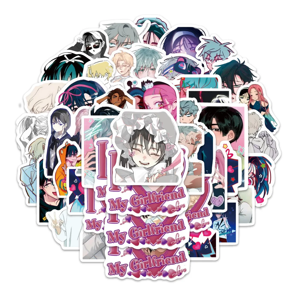 

52PCS Cartoon ALIEN STAGE Anime Role Waterproof Sticker Decoration DIY Notebook Mobile Guitar Water Cup Graffiti Suitcase Toys