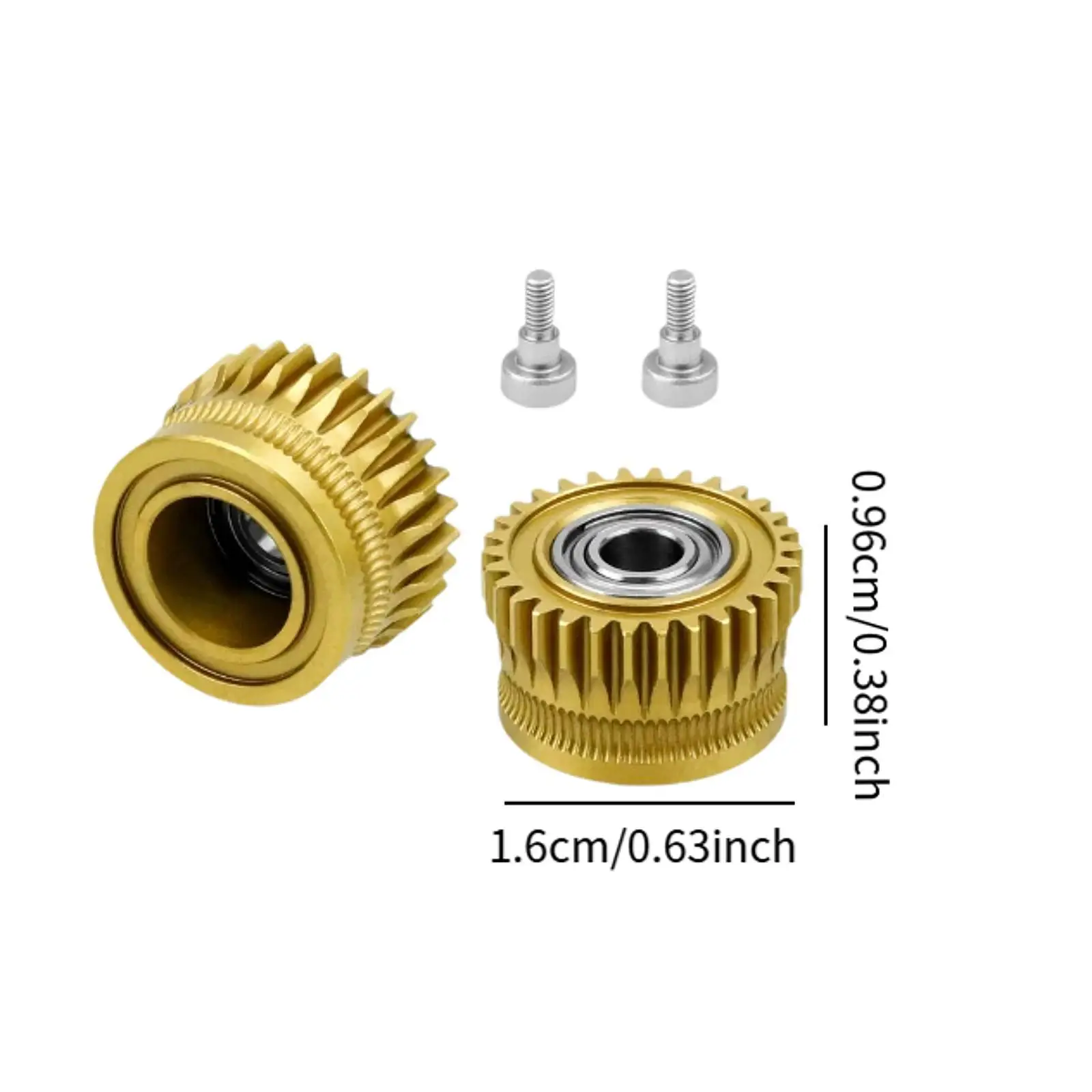 2 قطعة خيوط الطارد محرك التروس ثلاثية الأبعاد ملحقات الطابعة ل K1 K1C K1 ماكس