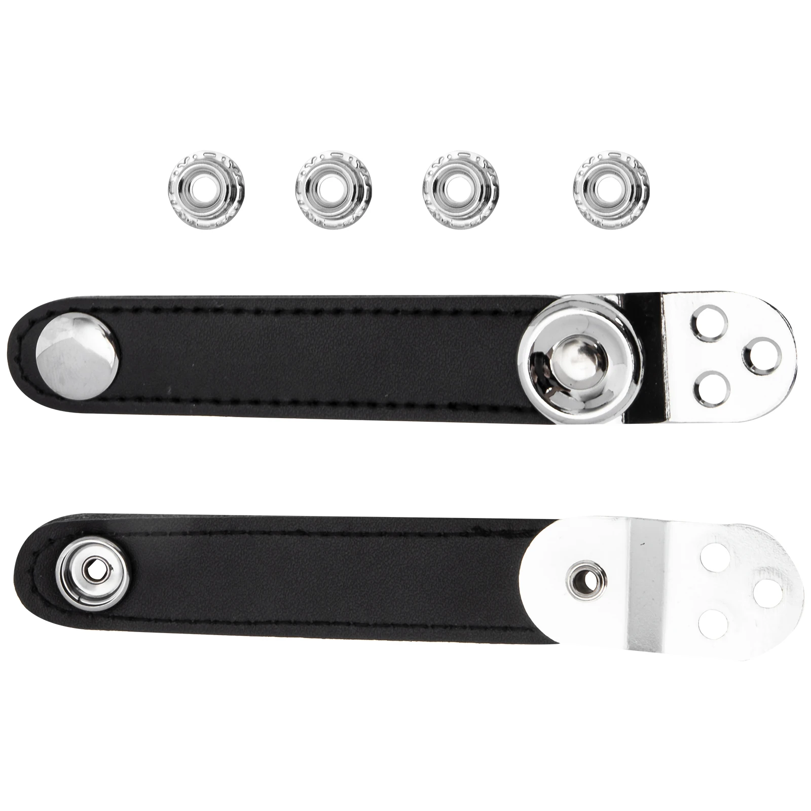 

1 set Metal Joint Buckle Strap for Accordion Accordion Bellows Strap Bellows Straps Below Replacement Fasteners Black Universal
