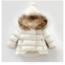 2024 Winter New Girl's Cotton Coat Korean Edition 1-7 Year Old Boys and Girls Thickened Children's Cotton Coat Down Cotton Coat