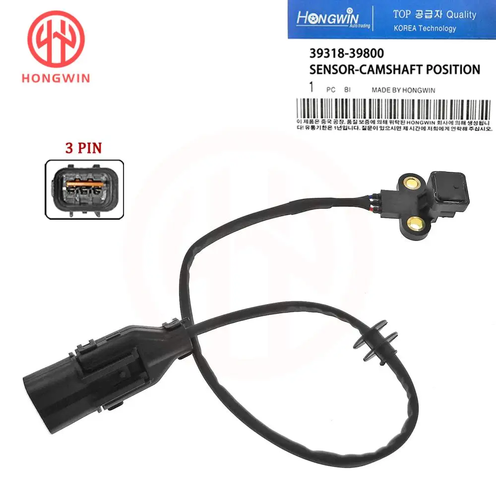 For Kia Sorento 2003 2004 2005 2006 Brand New Car Engine Cam Camshaft Position Sensor OEM: 39318-39800,3931839800,5S1438,2351038