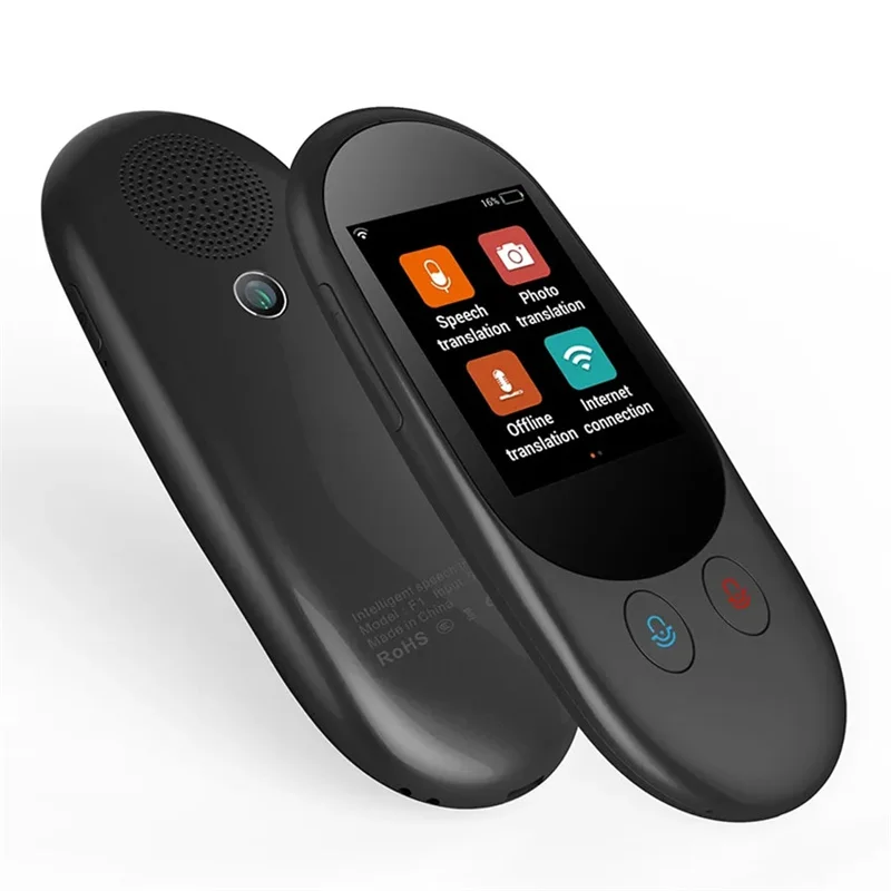 Traductor de voz inteligente portátil F1A, 119 idiomas, altavoz traductor en tiempo Real, dispositivo de traducción Inteligente para Traval