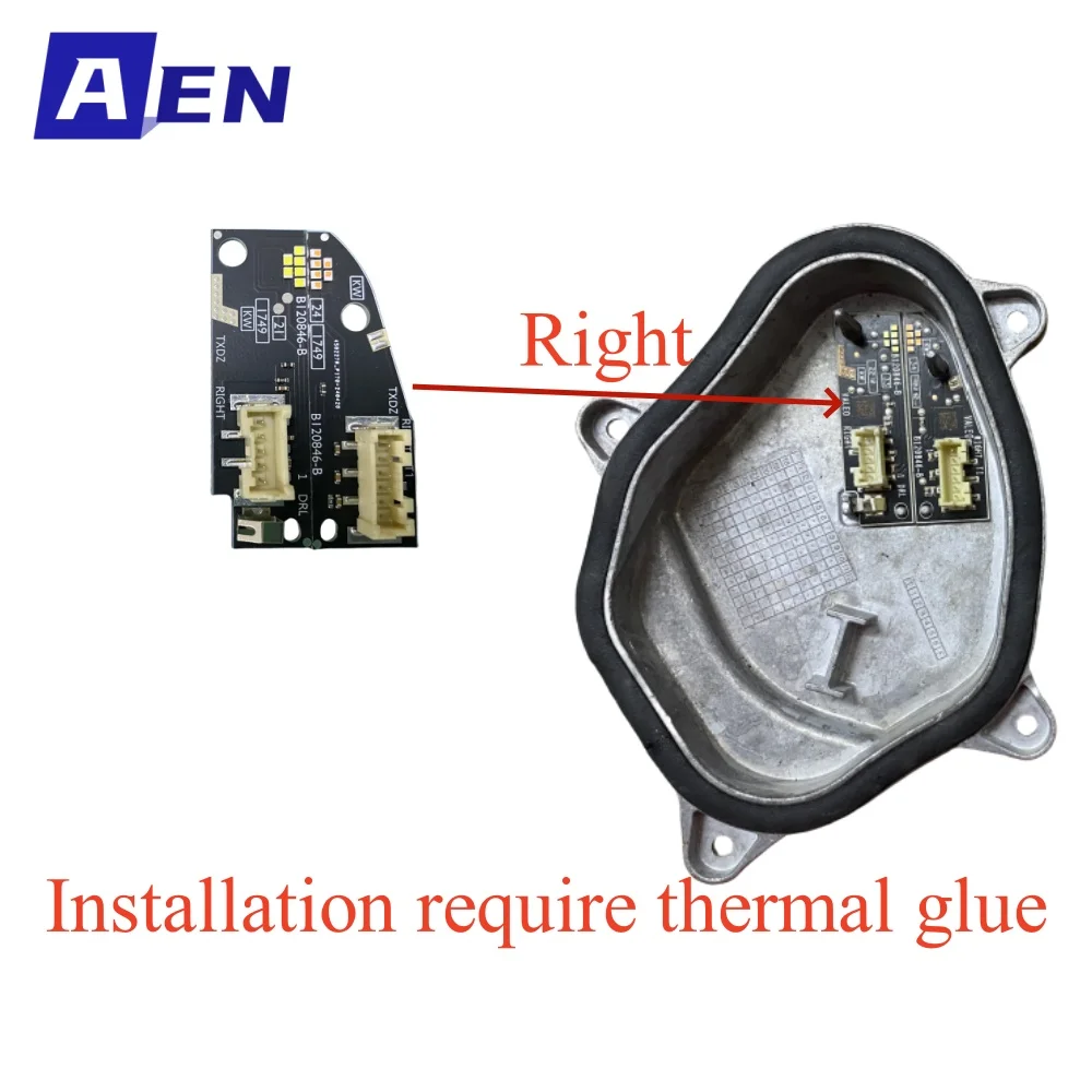 New Brightly White DRL 2GM.998.478 Turn signal Board B120845-B For VW T-CROSS Tcross LED Headlight Module B120846-B 2GM.998.479