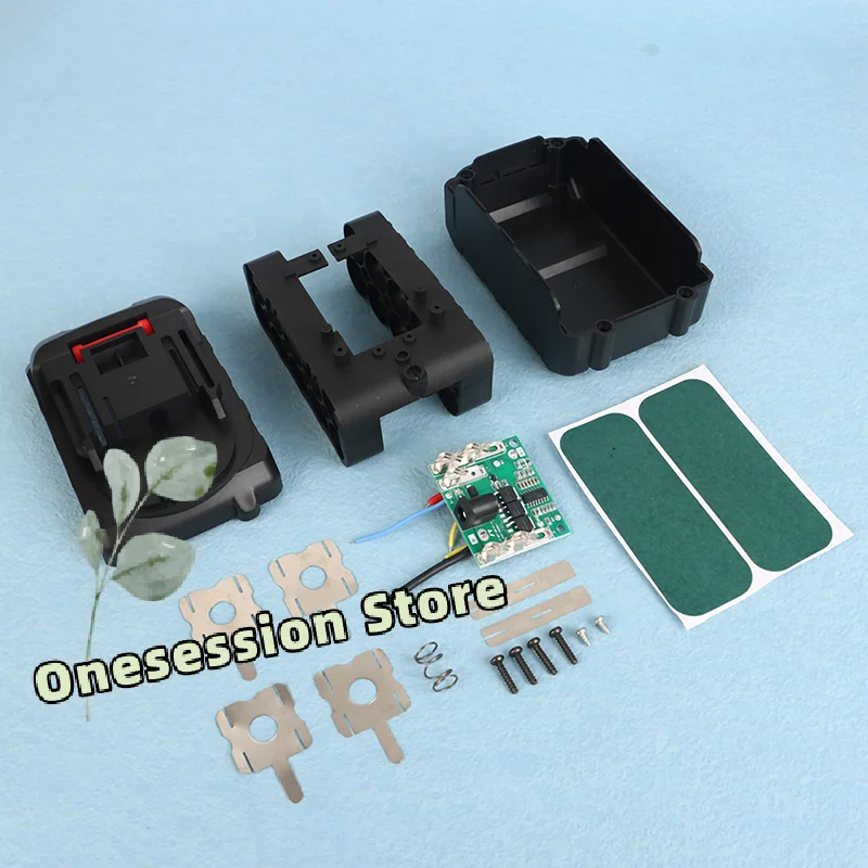 

21V BMS Battery Storage Case for Power Tools–EmptyHousing for 18650Cells,CompatiblewithWireless AngleGrinders&Cutters(NoBattery)