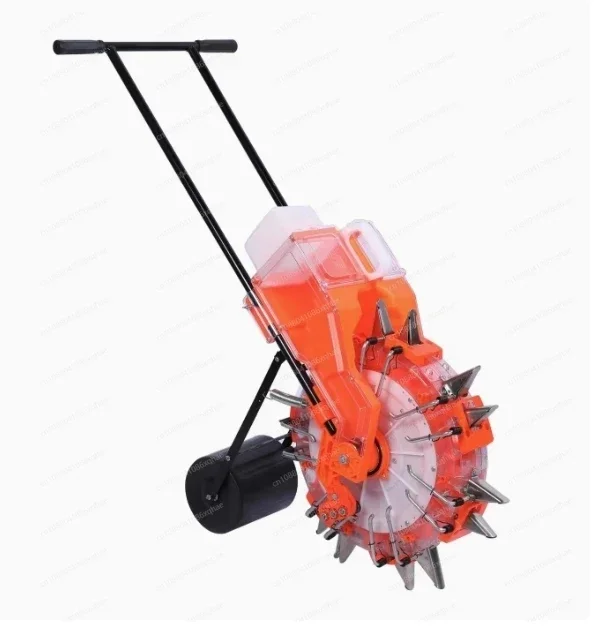 Stainless steel Multi-function hand-push seeder corn cotton soybean peanut planter film-pressing machine seed planting tool