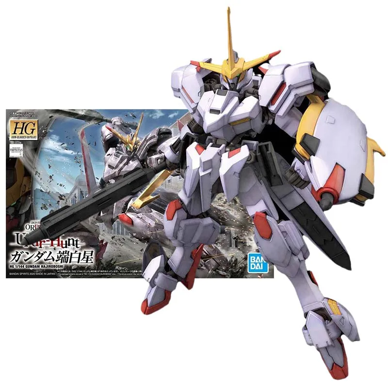 

Bandai Figure Gundam Model Kit Anime Figures HG IBO Hajiroboshi Mobile Suit Gunpla Action Figure Toys For Boys Children's Gifts