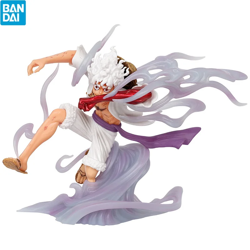 

20cm One Piece Nika Luffy Gear 5 Cartoon Characters Pvc Model Blowing Air Ghost Island Action Gk Collection Adult Model Toy Gift