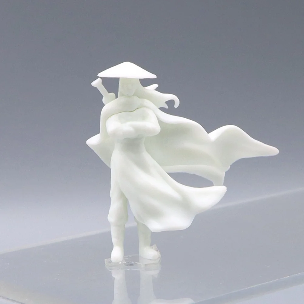 

2Pcs Realistic Ancient Character Mini Figures Resin Decor Desktop Ornaments Bonsai Terrarium Lifelike Action Figures