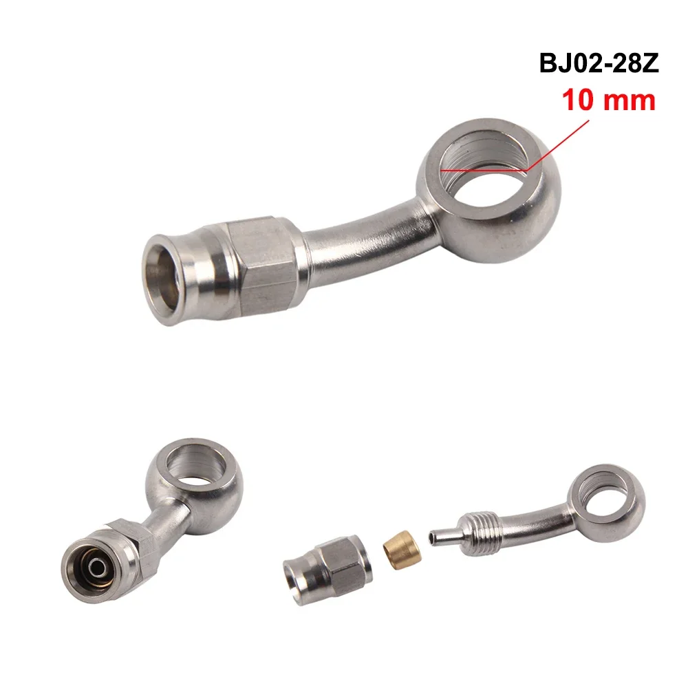 1PC Stainless Steel AN3 to AN -3 Straight Brake Swivel Hose End banjo Fitting 3/8-24