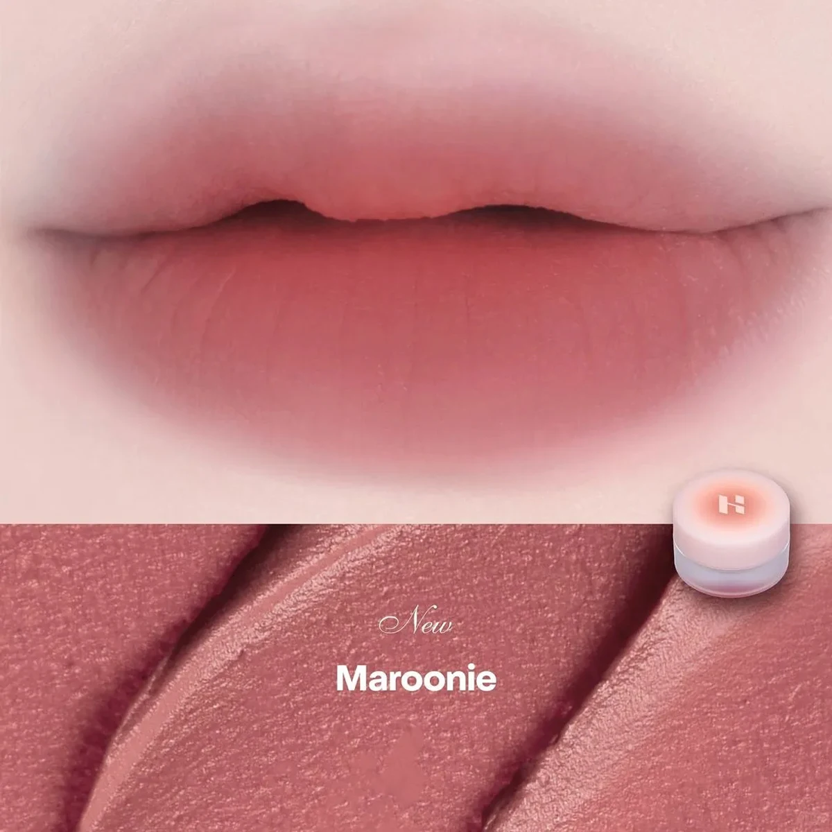 [ClearanceSale] HOLIKA HOLIKA Melting Blur Lip Pot 00 MAROONIE,Smooth Velvety Feel,Easy to Spread & Blend,K-Beauty,Korean Makeup