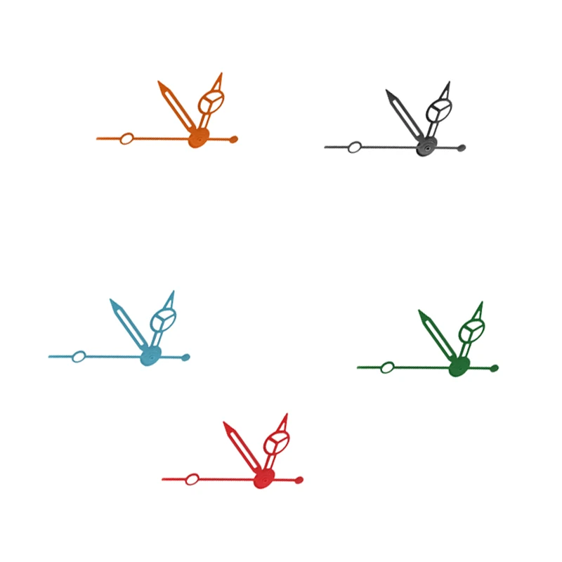 Accessori per orologi con lancette NH35 con lancette scavate a tre colori e senza lancette luminose adatte al movimento NH35/NH36/4R/7S