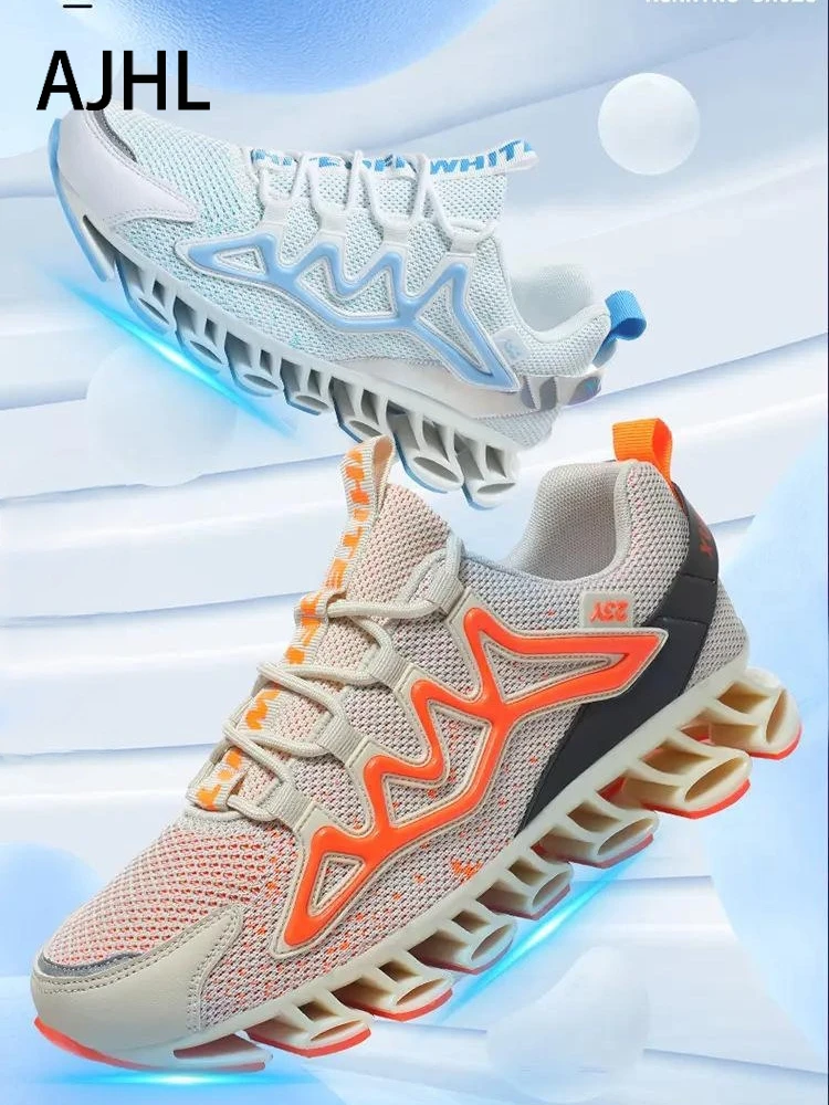 

AJHL Men's Professional Marathon Breathable Running Shoes Fashionable Casual Sports Shoes Lightweight Running Men's Shoes