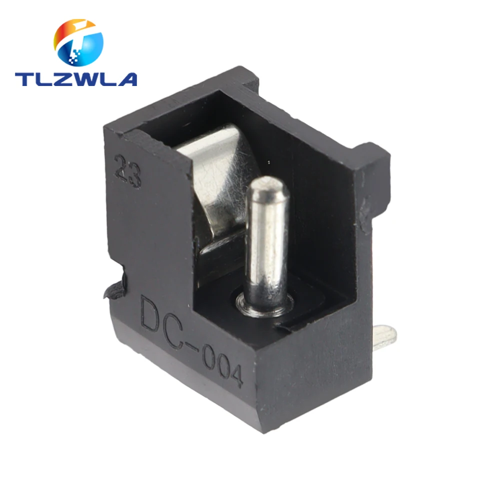 10 sztuk gniazdo zasilania prądem stałym 5.5X2.1MM 3Pin gniazdo zasilania DC-004 DIP złącze DC zasilacz głowica żeńska 5.5*2.1mm — zdjęcie 5