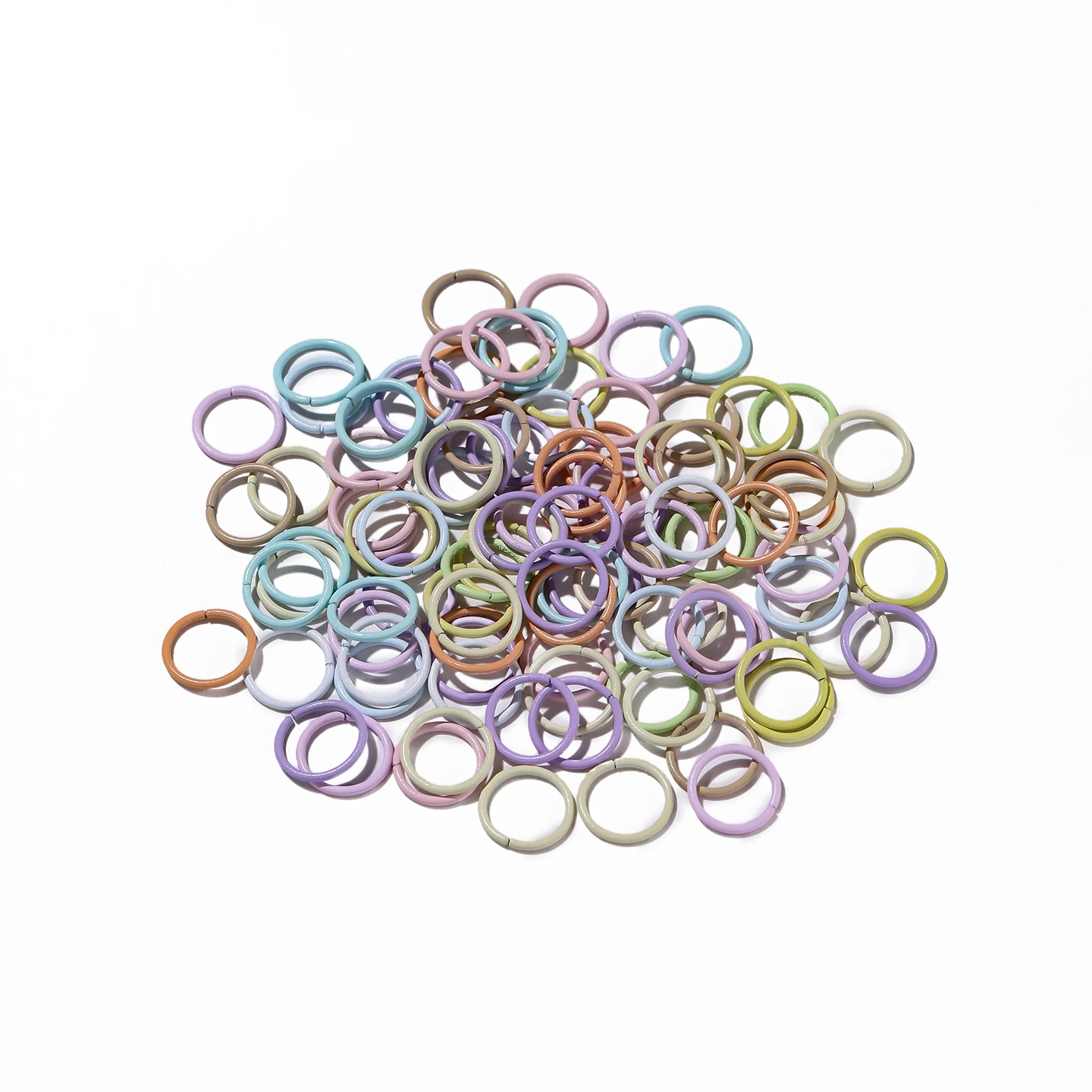 100pcs Colorful Open Jump Split Connector Rings