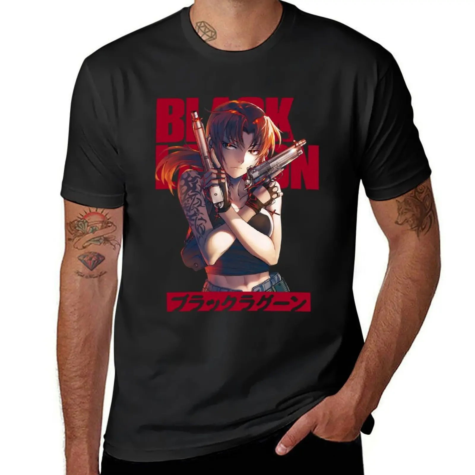 

Black Lagoon Revy #5 T-Shirt anime shirt cotton man t-shirts valentines clothes graphic t shirts mens vintage t shirts