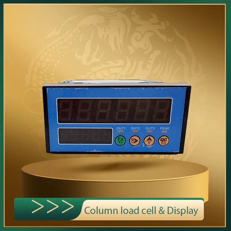 6-Digit LED + TFT LCD Display Multi-functional Force Sensor Display Force Monitoring Instrument for Load Cells, Customization