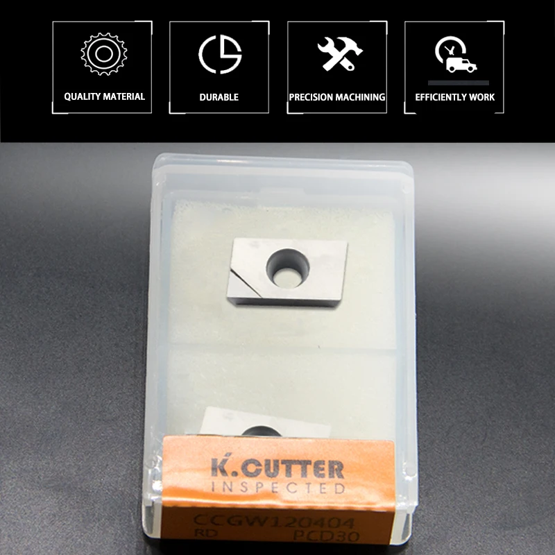 Insertos de diamante PCD APKT 113504   SEHT1204 APKT 160404 3130511 4160511   CBN/PCD/PCD Cortadores de metal Herramienta de torno de carburo CNC