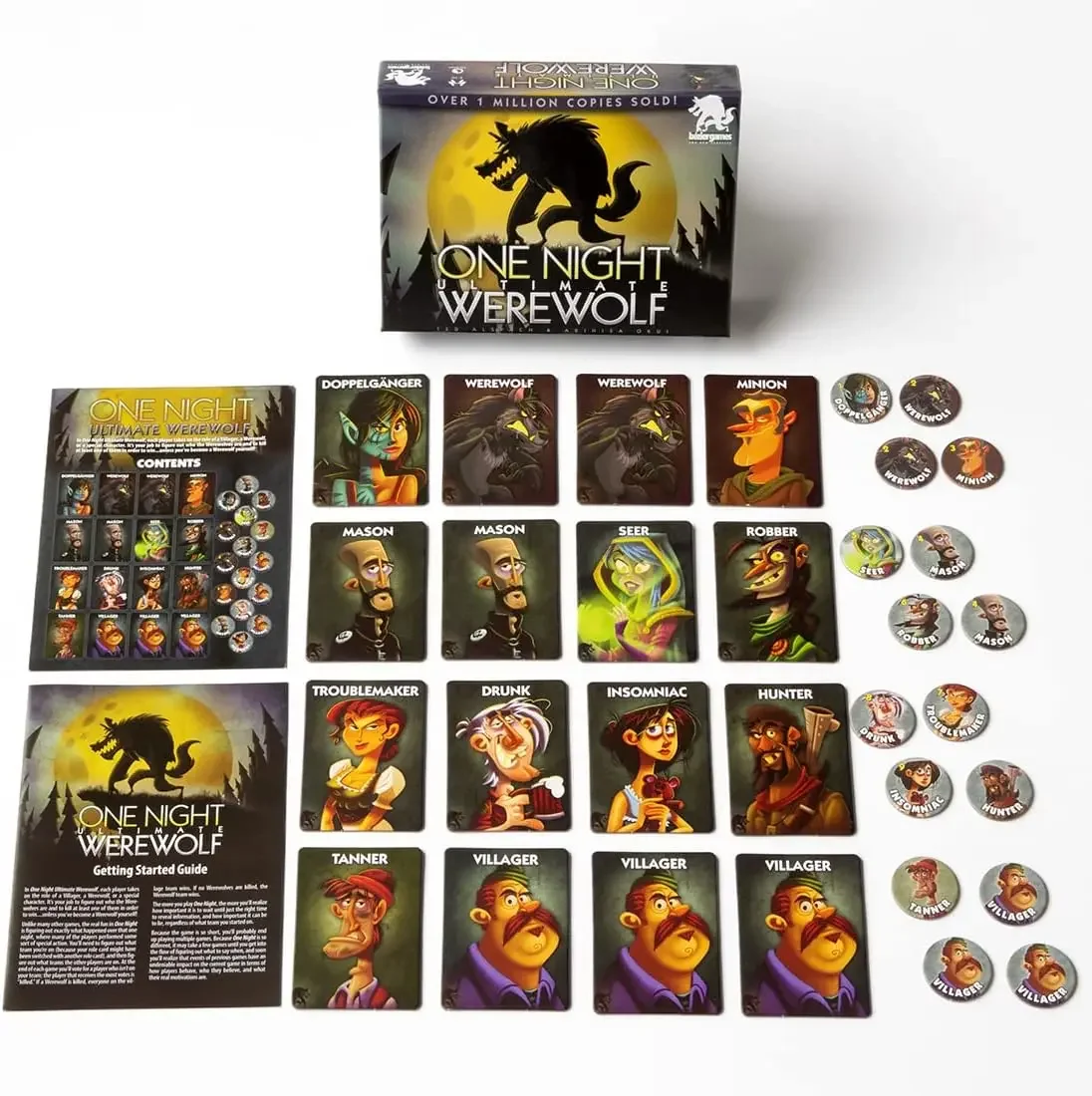 Board Games - For Collectible Hobbies | One Night Ultimate Werewolf | Board Games | Ages 8+ | 3-10 players