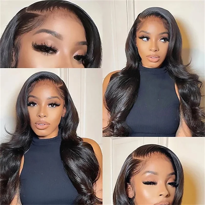 Brazilian Virgin Hair Bundles With Closure Unprocessed Remy Human Hair Weave Body Wave 3/4 Bundles With 4x4 5x5 Lace Closure view 6