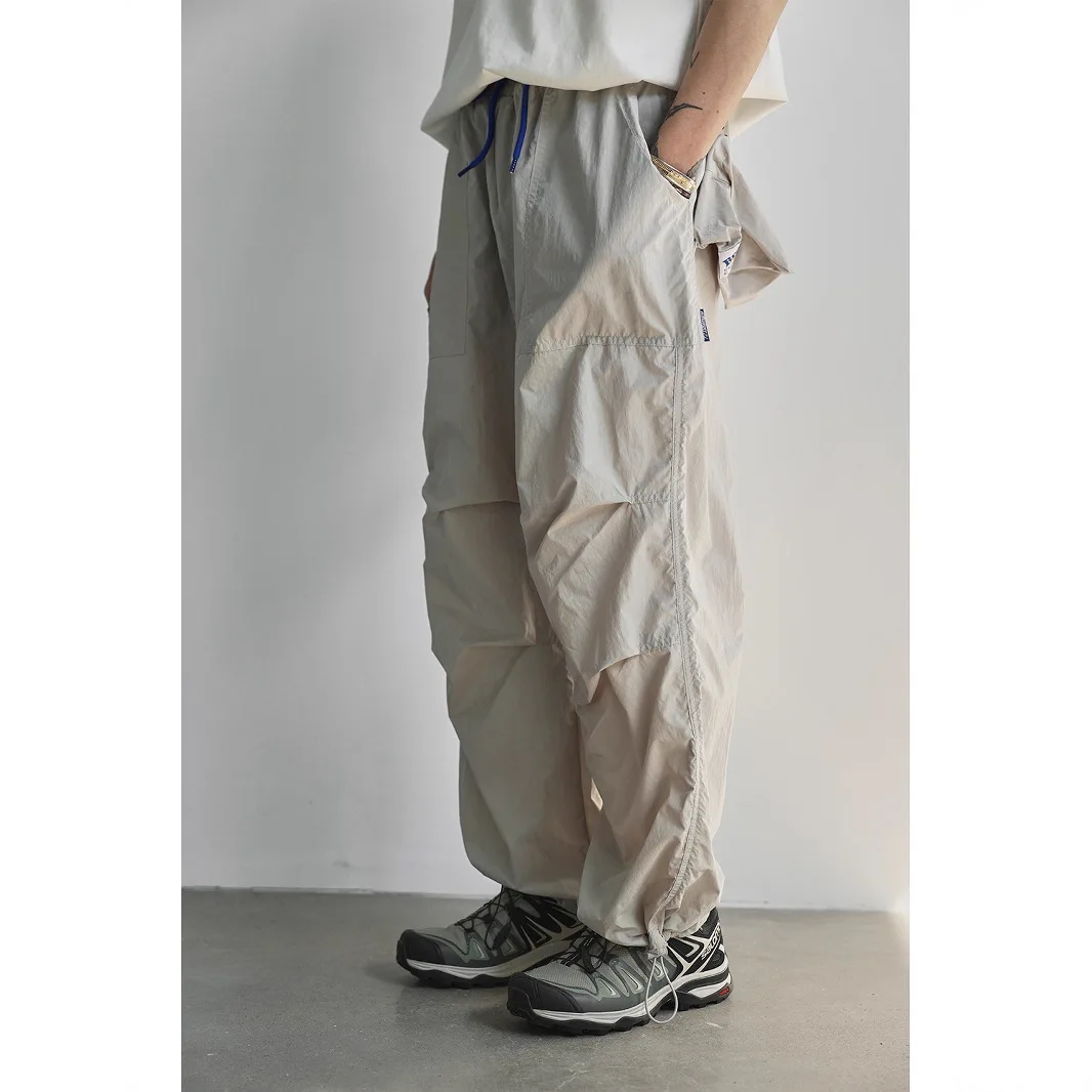 Lightweight Quick Dry Outdoor Work Trousers For Men Women Summer Casual Loose Straight Leg Long Pants Mountain Hiking Bottoms