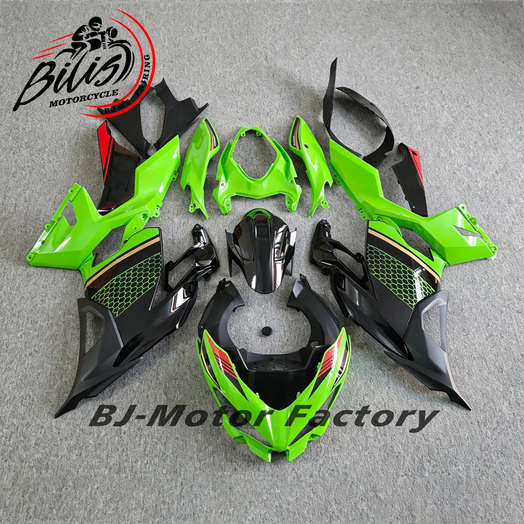 Motorcycle Fairing kit For Ninja 400 18 19 20 21 22 23 year EX400 ZX400 2018 2019 2020 2021 2022 2023 2024 Fairing Bright Black