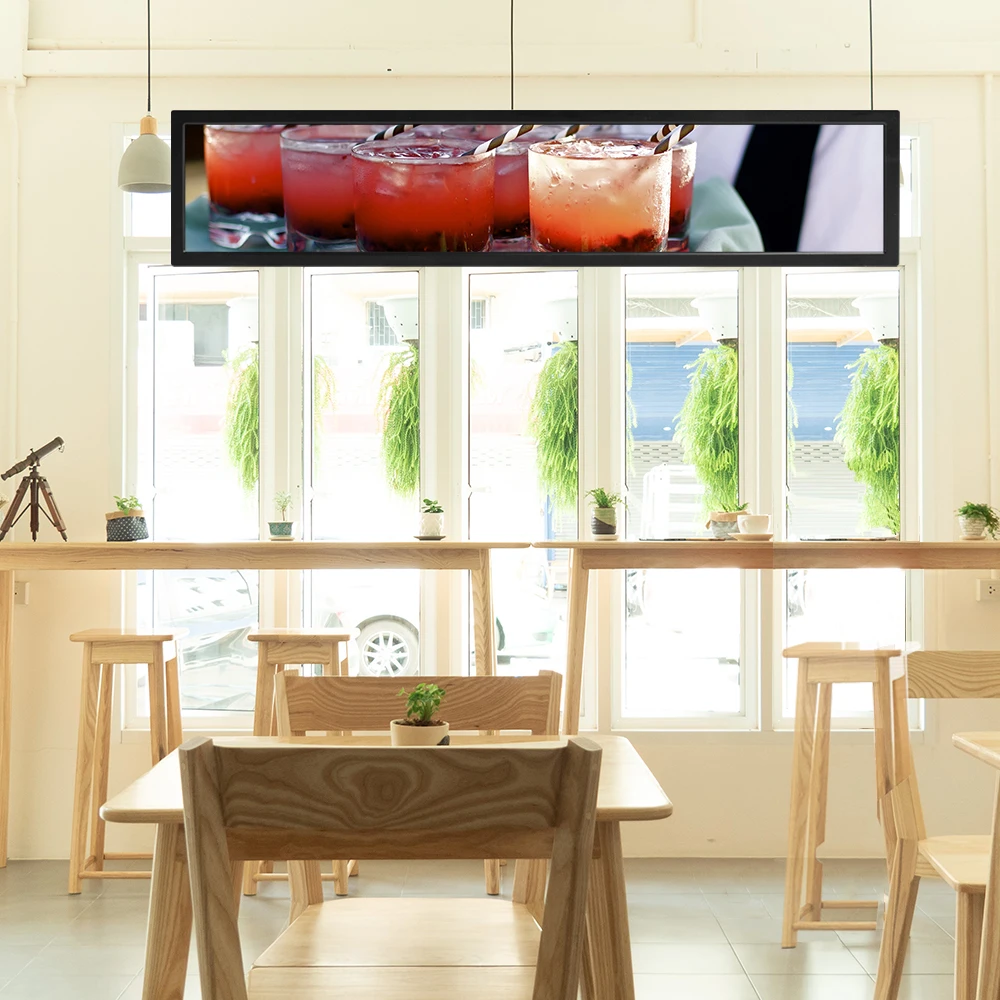 

16.4 Inch Lcd Display Screens Wall Mounted Advertising Display Tft Screen Bar Lcd Screen