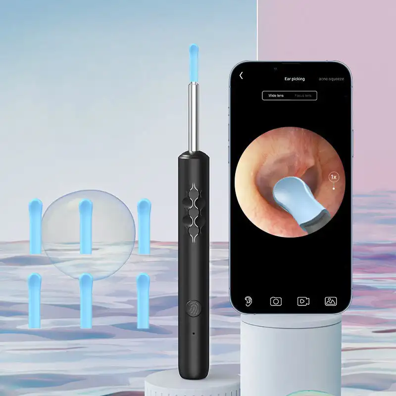 

Smart Waterproof Visual Ear Wax Remover Wireless Silicone Ear Spoon Endoscope Earpick Camera Otoscope Safe Ear Cleaner