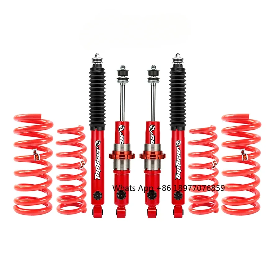 For Pajero All SWB Models V93 V97 2007 onward Off Road Adjustable 4x4 Shock Absorbers 2 inches Suspension lift kit