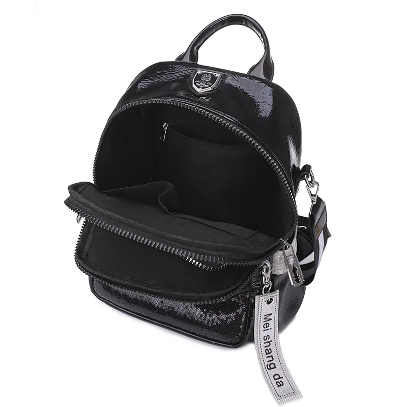 Zaini in pelle di qualità da donna per ragazze Sac A Dos zaino Casual zaino Vintage nero borse da scuola per ragazze zaino Mochila