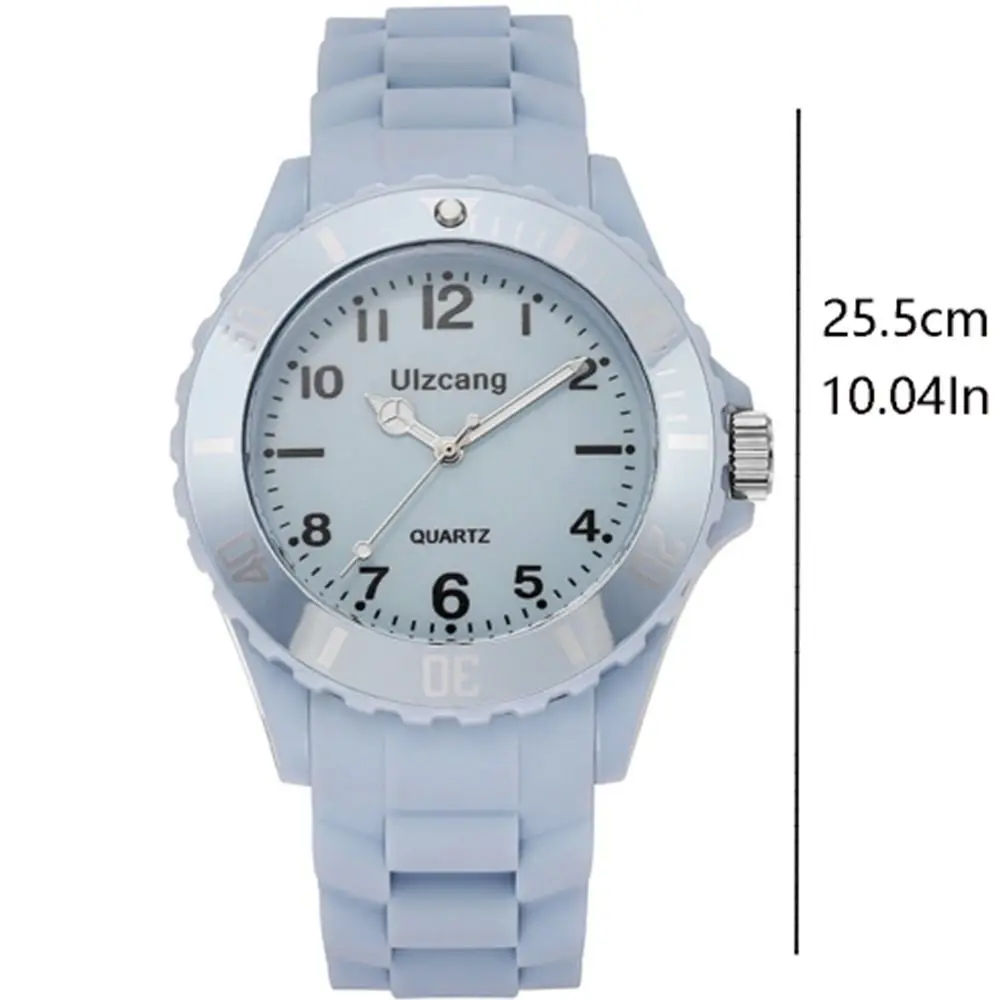 ヴィンテージカップルバージョン防水誕生日ギフトシリコーンクラシック時計カジュアルスポーツウォッチ韓国スタイルアクセサリークォーツ