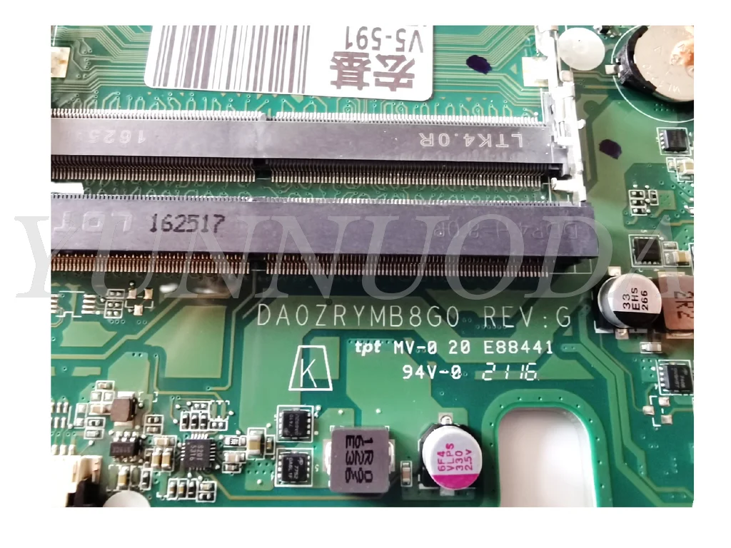 Imagem -03 - Placa-mãe do Portátil para Acer Aspire Da0zrymb8g0 V5591 V5-591g T5000 I56300hqi7-6700hq Gtx950m 2gb Gpu Testado Bom