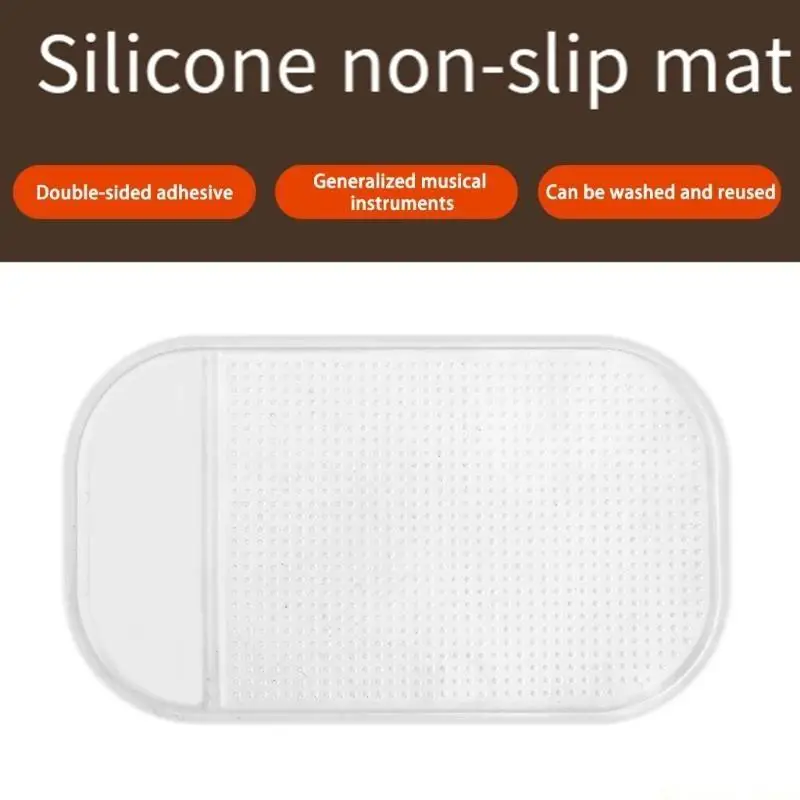 31BE Permanent Flexible Elastomer Against Slip Pad Secures Devices During Performances Rehearsals and Daily Use