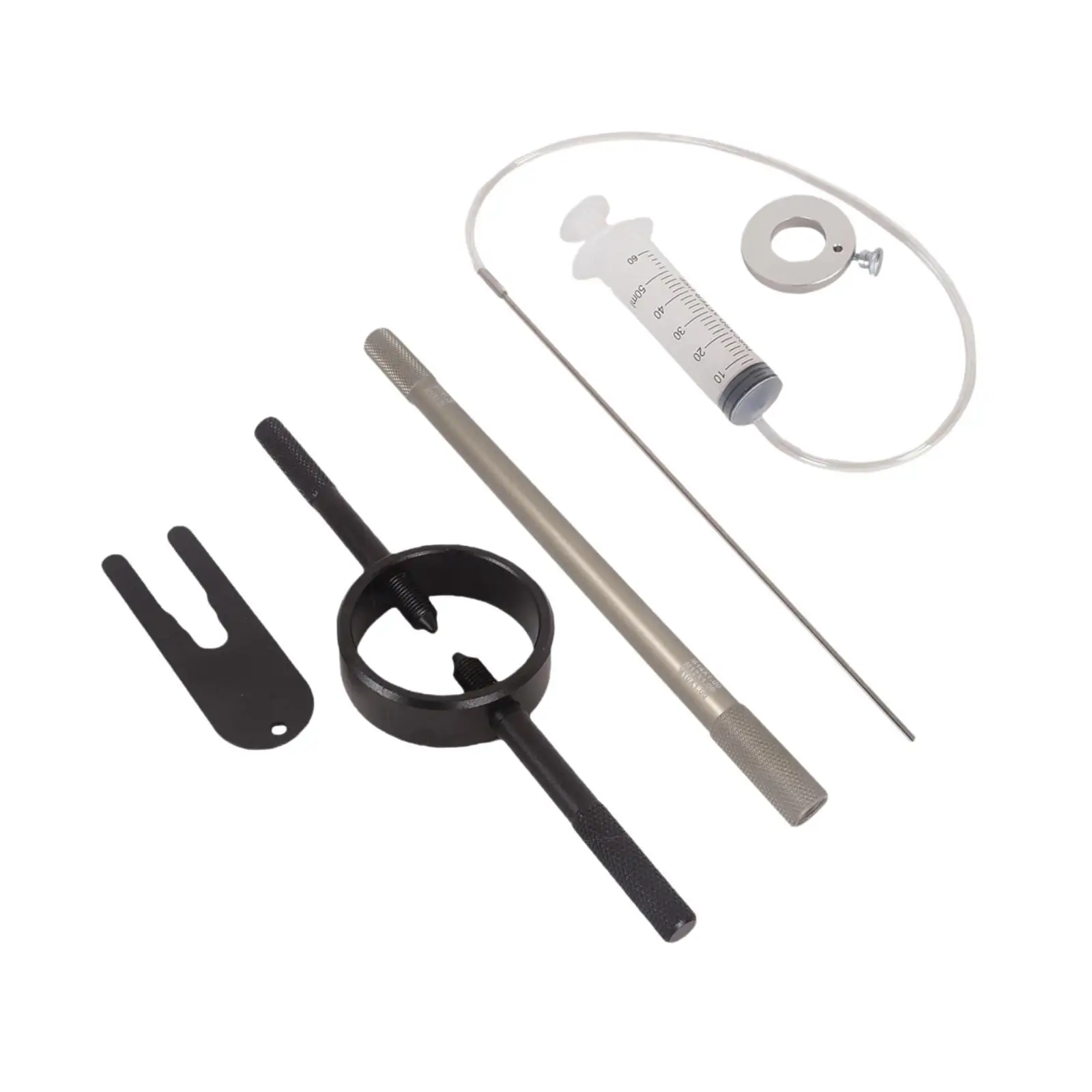 Ferramenta genérica de manutenção de garfo de motocicleta, montagem simples com haste amortecedor