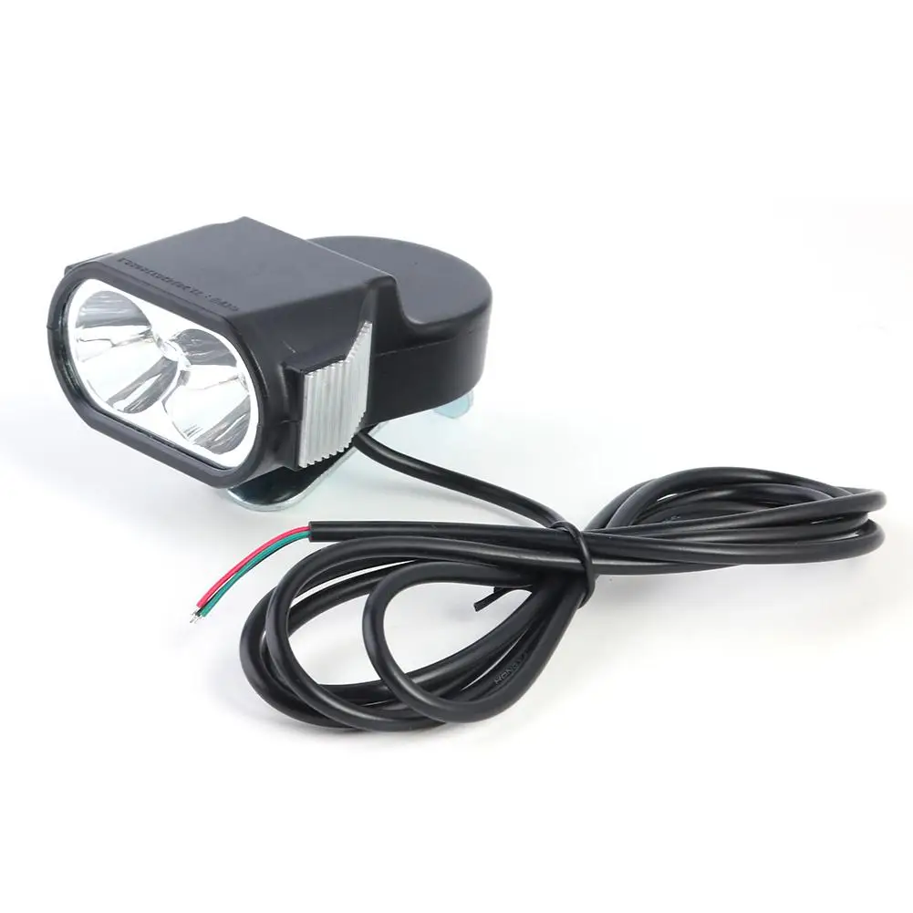 1PCS 36V / 48V / 60V Electric Bicycle Horn Light Electric Scooter E-bike Headlight Led External Cycling Elements Bike Light