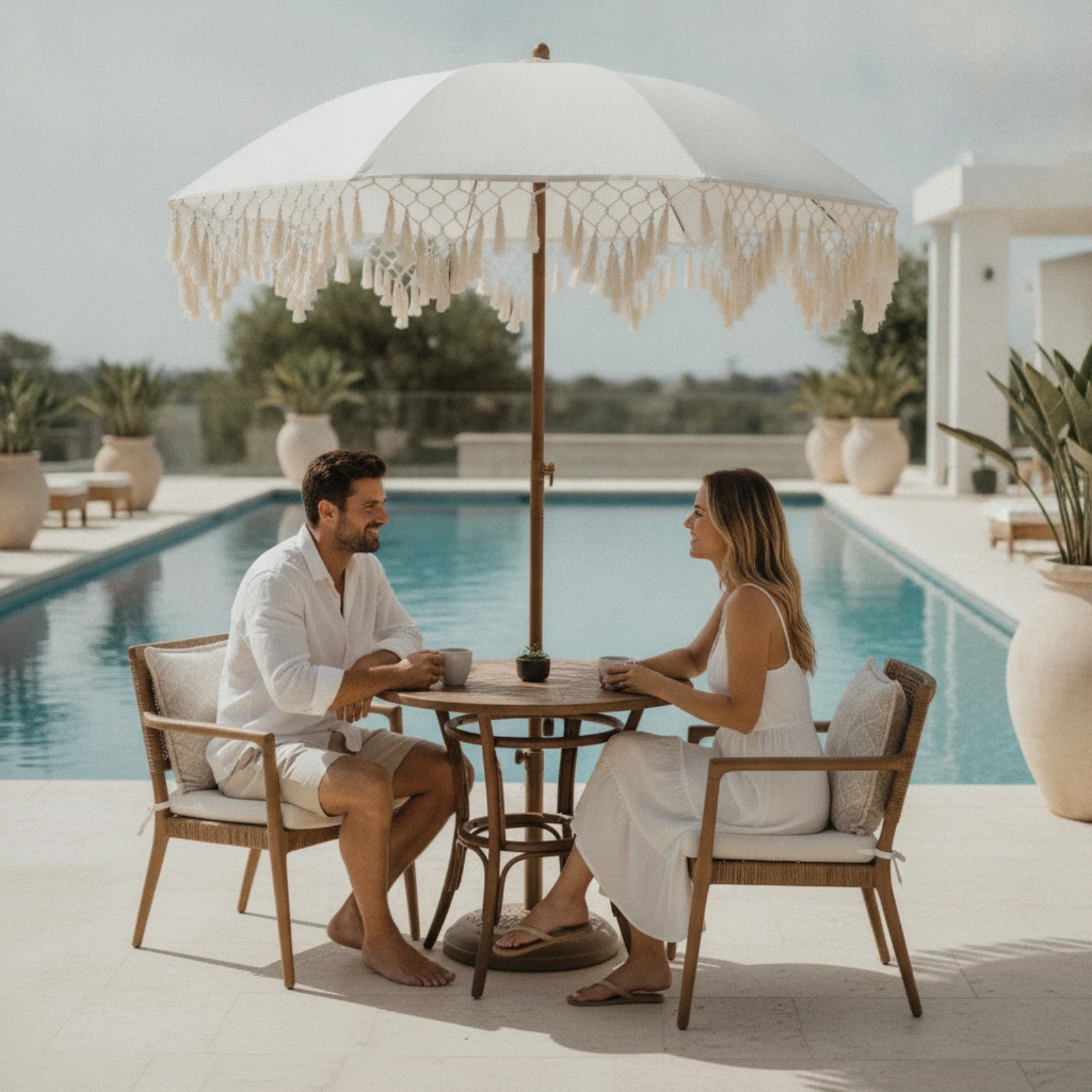 Ombrellone da Esterno con Fran - Outdoor Furniture With Umbrella recensione e prezzo