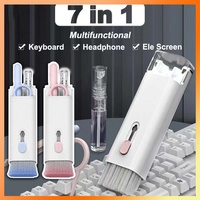 7 in 1 Computer Keyboard Cleaner Brush Kit Earphone Cleaning Pen For Headset Keyboard Cleaning Tools Cleaner Keycap Puller Kit